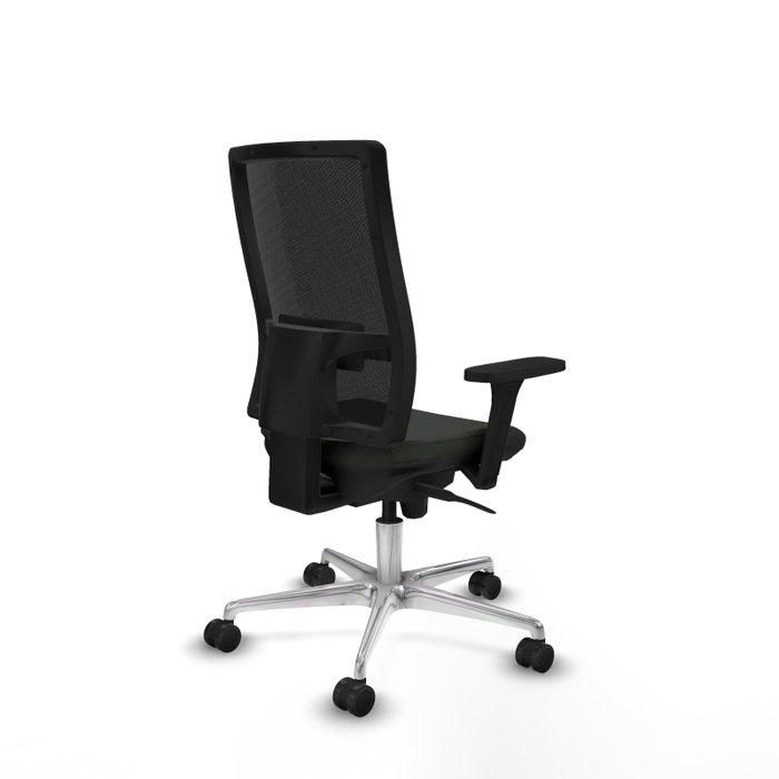 PIQUERAS Y CRESPO Silla de oficina Horna con mecanismo Sincro y Brazos 3D, Negro PIQUERAS Y CRESPO Silla de oficina Horna con mecanismo Sincro y Brazos 3D, Negro