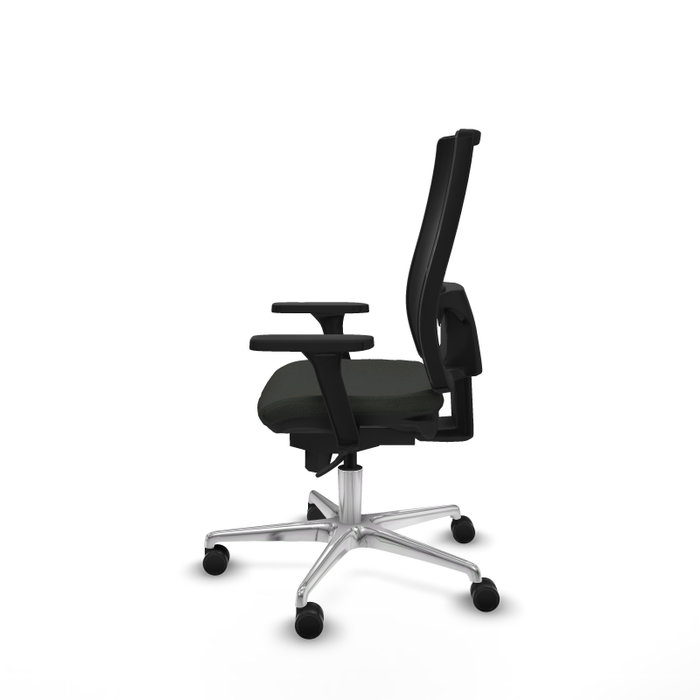 PIQUERAS Y CRESPO Silla de oficina Horna con mecanismo Sincro y Brazos 3D, Negro PIQUERAS Y CRESPO Silla de oficina Horna con mecanismo Sincro y Brazos 3D, Negro