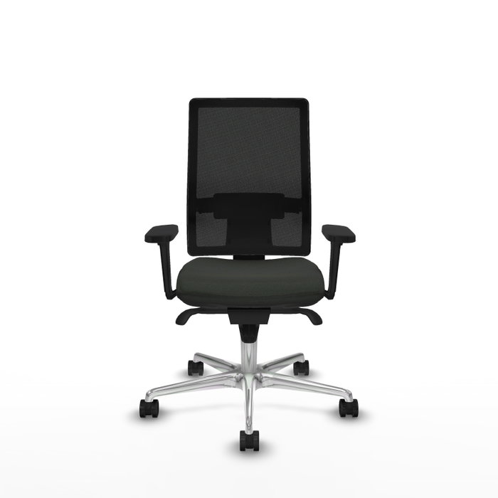 PIQUERAS Y CRESPO Silla de oficina Horna con mecanismo Sincro y Brazos 3D, Negro PIQUERAS Y CRESPO Silla de oficina Horna con mecanismo Sincro y Brazos 3D, Negro