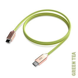 Cable Groovy Usb-C - Usb-C Alto Rendimiento 2,0A Salvia Pantone C5487 1 M.