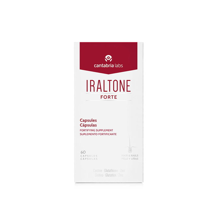 IRALTONE AGA Plus - Complemento Nutricional para la Caída Capilar Crónica Severa, con Serenoa Repens y Vitaminas, 60 Cápsulas
