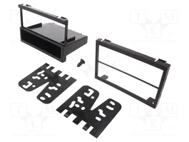 ACV Bastidor de montaje de radio para Mazda 2 DIN negro