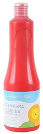LA PAJARITA Témpera Líquida Bermellón TL-05 500 ml (Botella)