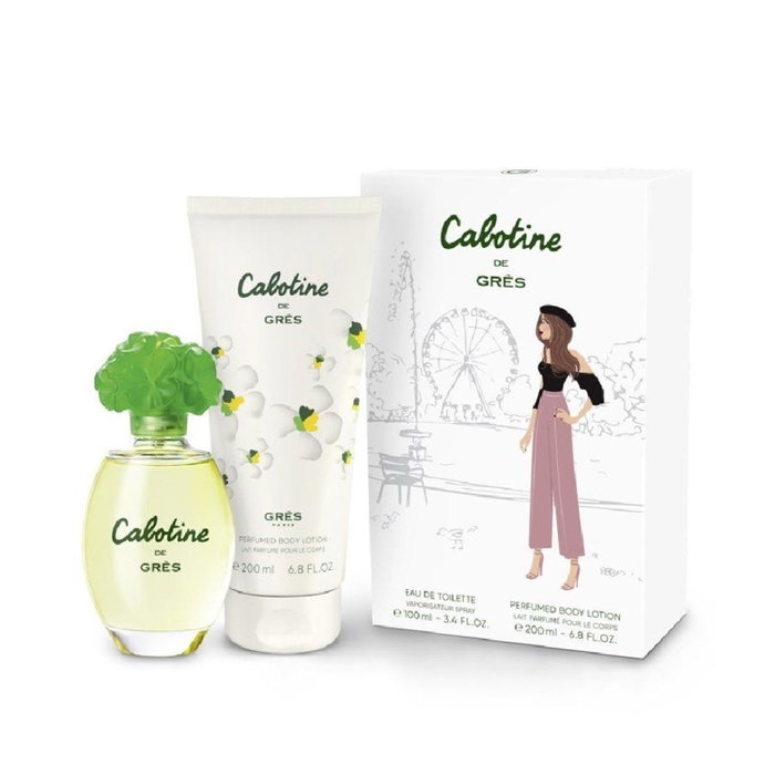 Gres Cabotine Eau de Toilette Mujer Set Estuche 2 pz con Loción Corporal de 200 ml
