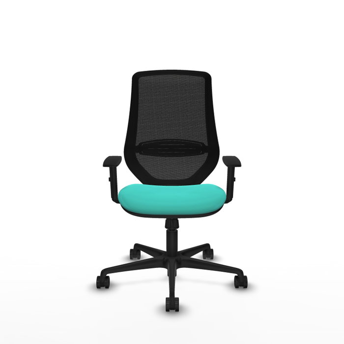 PIQUERAS Y CRESPO Silla de oficina Mardos Turquesa y Negro PIQUERAS Y CRESPO Silla de oficina Mardos Turquesa y Negro
