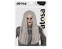Peluca Larga Gris de 60 cm para Personajes Sobrenaturales