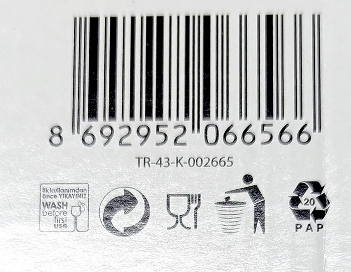 Lav Set 6 Copas Vino Blanco 200 cc 6x6x16 cm (4 Cajas)