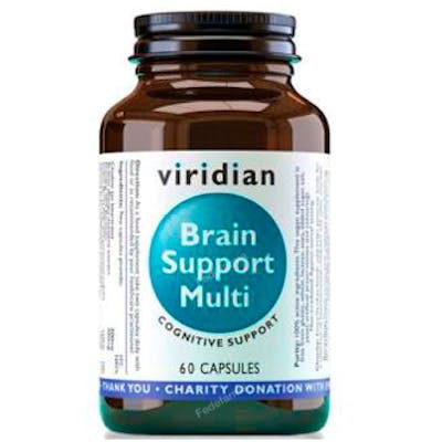 Viridian Brain Support Multi 60Cápsulas - Complemento Alimenticio para el Cerebro con Ingredientes Activos, Apto para Veganos Viridian Brain Support Multi 60Cápsulas - Complemento Alimenticio para el Cerebro con Ingredientes Activos, Apto para Veganos