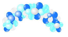 Guirnalda Vivalloons Colores Pastel Azul