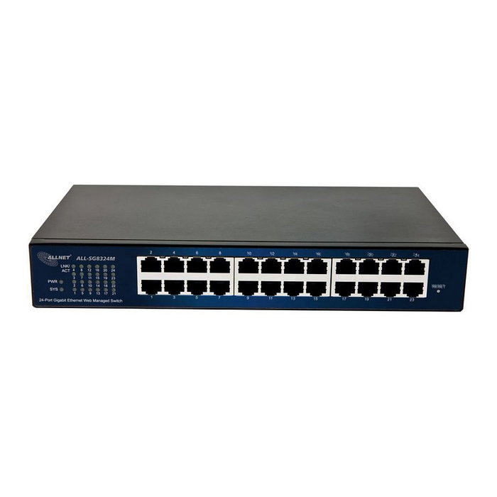ALLNET ALL-SG8324M Switch Gestionado L2 Gigabit Ethernet 24 Puertos Montaje en Rack