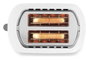 Aiwa Asatan Tostadora de 2 ranuras, 750W, Acero inoxidable