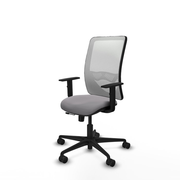 PIQUERAS Y CRESPO Silla de oficina Zulema Gris y Blanco