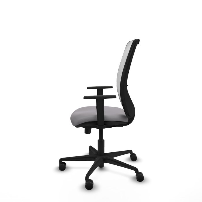 PIQUERAS Y CRESPO Silla de oficina Zulema Gris y Blanco