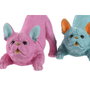 DKD Home Decor Figura de Perro en Resina Surtido de 2 Unidades