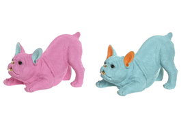 DKD Home Decor Figura de Perro en Resina Surtido de 2 Unidades
