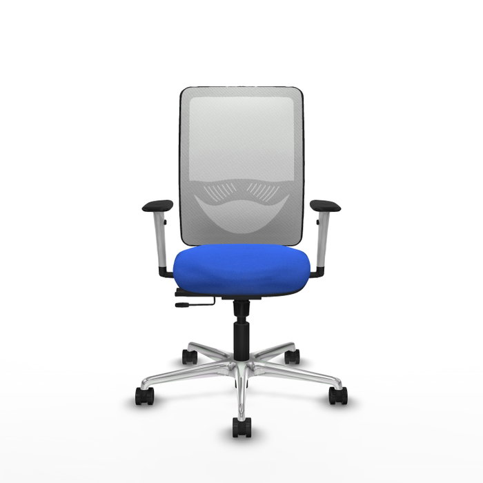 PIQUERAS Y CRESPO Silla de oficina Zulema con mecanismo Sincro/Traslack Azul y Blanco PIQUERAS Y CRESPO Silla de oficina Zulema con mecanismo Sincro/Traslack Azul y Blanco