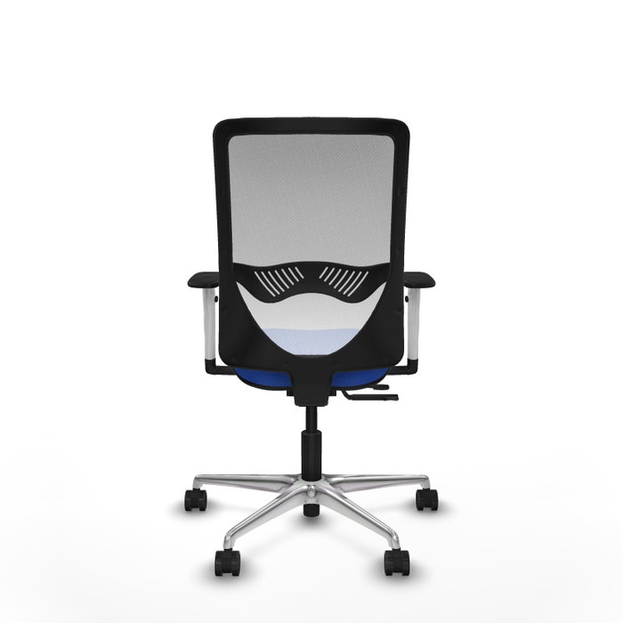 PIQUERAS Y CRESPO Silla de oficina Zulema con mecanismo Sincro/Traslack Azul y Blanco PIQUERAS Y CRESPO Silla de oficina Zulema con mecanismo Sincro/Traslack Azul y Blanco