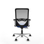 PIQUERAS Y CRESPO Silla de oficina Zulema con mecanismo Sincro/Traslack Azul y Blanco