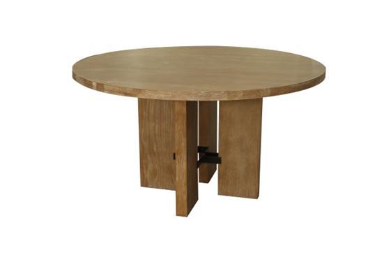 DKD Home Decor Mesa Redonda Comedor Fresno 135 x 135 x 75 cm DKD Home Decor Mesa Redonda Comedor Fresno 135 x 135 x 75 cm
