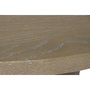 DKD Home Decor Mesa Redonda de Comedor Fresno Marrón 135x135x75 cm