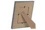 DKD Home Decor Set de 4 Marcos para Fotos 13x18 MDF Azul Marino y Blanco