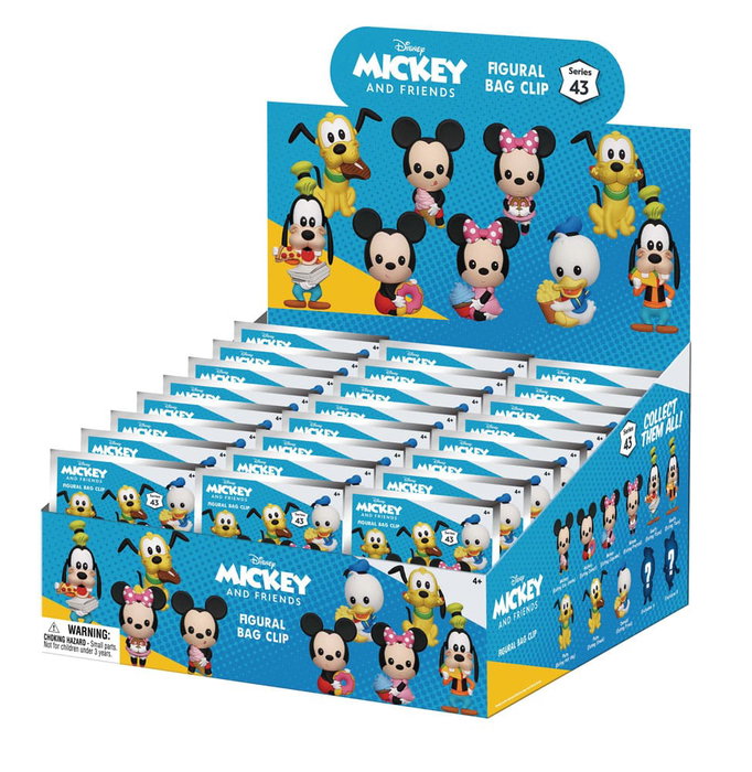 Mickey & Friends Colgantes PVC 3D Mickey & Friends with Food Series 43 Expositor (24)