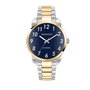 Trussardi R2423154001 con esfera azul y correa dorada