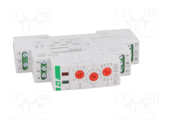 F&F PCU-530 Relé de tiempo 3PDT 250VAC/8A