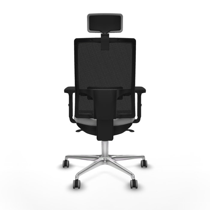 PIQUERAS Y CRESPO Silla de oficina Horna con mecanismo Sincro, Gris claro y Negro PIQUERAS Y CRESPO Silla de oficina Horna con mecanismo Sincro, Gris claro y Negro