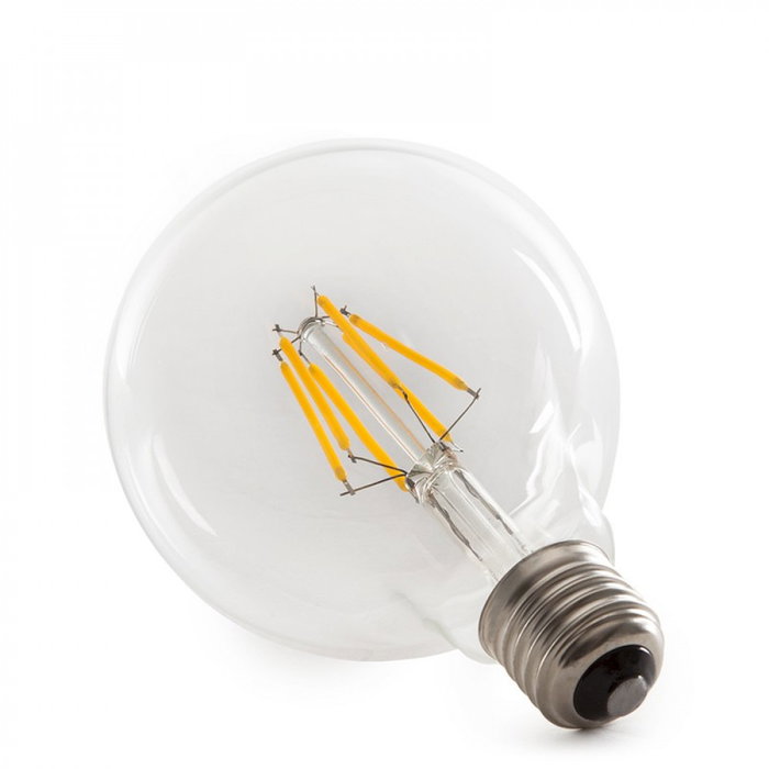 Bombilla LED Filamento G95 E27 6W 432Lm 2000K Bombilla LED Filamento G95 E27 6W 432Lm 2000K