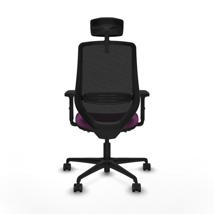 PIQUERAS Y CRESPO Silla de oficina Mardos Morado y Negro