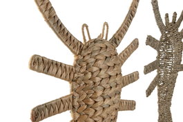 DKD Home Decor Decoración de Pared Seagrass 42x5x65 (Pack de 2)