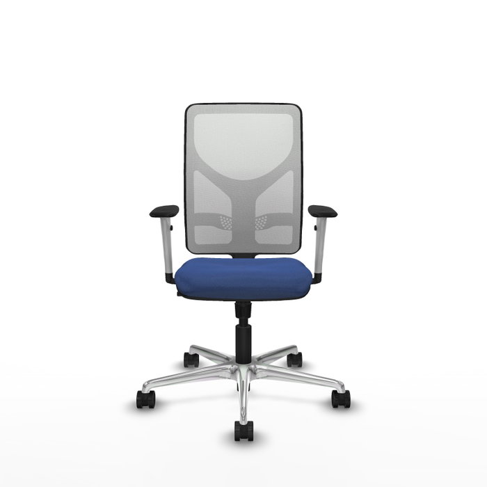 PIQUERAS Y CRESPO Silla de oficina Motilla con mecanismo Sincro, Azul marino y Blanco PIQUERAS Y CRESPO Silla de oficina Motilla con mecanismo Sincro, Azul marino y Blanco