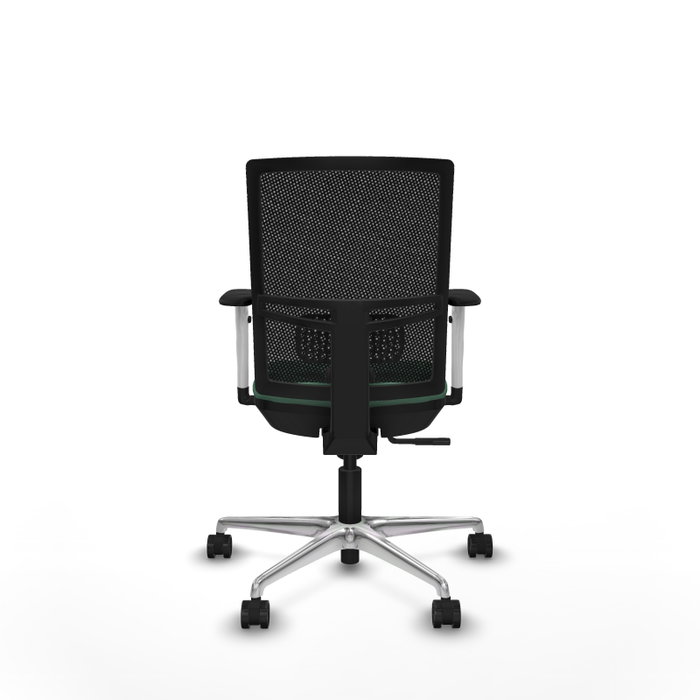 PIQUERAS Y CRESPO Silla de oficina Yunquera con mecanismo Sincro, Verde esmeralda y Negro PIQUERAS Y CRESPO Silla de oficina Yunquera con mecanismo Sincro, Verde esmeralda y Negro