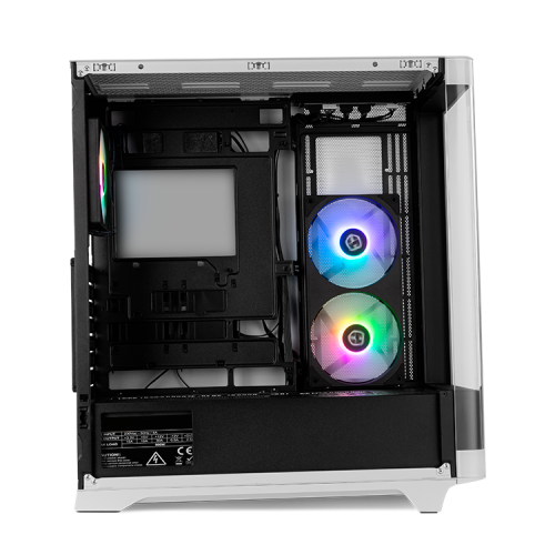 NOX Caja PC Semitorre Hummer ETHER NXHUMMERETHERBW Negra y Blanca con Cristal Templado NOX Caja PC Semitorre Hummer ETHER NXHUMMERETHERBW Negra y Blanca con Cristal Templado