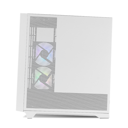 NOX Caja PC Semitorre Hummer ETHER NXHUMMERETHERBW Negra y Blanca con Cristal Templado NOX Caja PC Semitorre Hummer ETHER NXHUMMERETHERBW Negra y Blanca con Cristal Templado