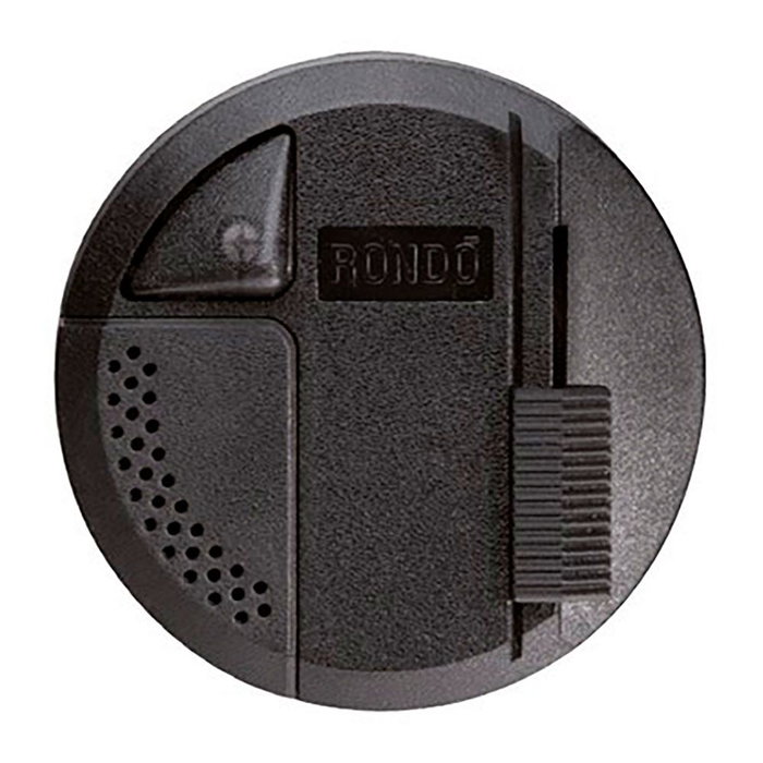Rondo 5600 Regulador/Interruptor de Luz de Pie Redondo para Lámparas LED Dimmables de 4-100W, También Incandescentes/Halógenas, Negro