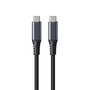 eSTUFF Cable USB-C 2M 100W 20Gbps USB4 Gen2x2 8K 60Hz INFINITE Libre de PVC Super Suave con Kevlar