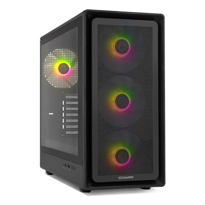 NOX Hummer AERO Midi Tower Negro