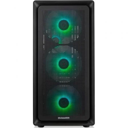 Nox Caja Gaming Semitorre Hummer AERO ARGB Frontal Mesh Cristal Templado Negra NXHUMMERAEROBK