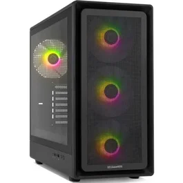 Nox Caja Gaming Semitorre Hummer AERO ARGB Frontal Mesh Cristal Templado Negra NXHUMMERAEROBK