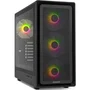 Nox Caja Gaming Semitorre Hummer AERO ARGB Frontal Mesh Cristal Templado Negra NXHUMMERAEROBK