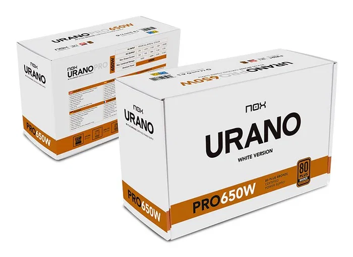 NOX Urano PRO White 650W Blanco NOX Urano PRO White 650W Blanco