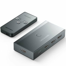 Vention AKRH0 Switch Conmutador 8K HDMI 2.1 con 3x HDMI Hembra y 1x USB Tipo-C DP