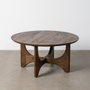 Mesa Centro Natural Madera de Mango 90 X 90 X 45 cm