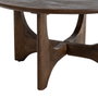 Mesa Centro Natural Madera de Mango 90 X 90 X 45 cm