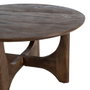 Mesa Centro Natural Madera de Mango 90 X 90 X 45 cm