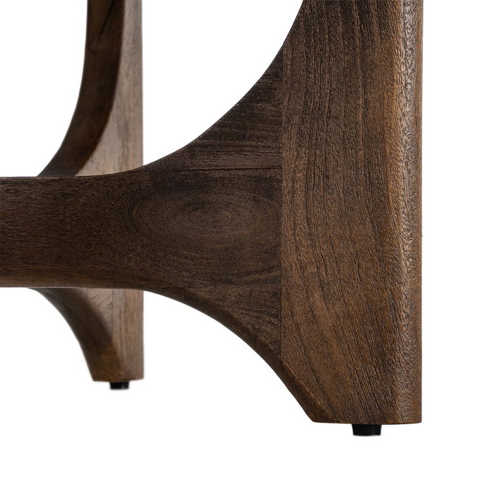 Mesa Centro Natural Madera de Mango 90 X 90 X 45 cm