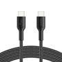 Belkin Cable USB-C a USB-C Trenzado 60W Negro 2m