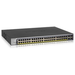 NETGEAR Smart GS752TP-300EUS Switch Gigabit Gestionado L2/L3/L4 PoE+ 48 Puertos 4 SFP 1U